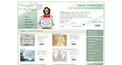 Desktop Screenshot of namestoremember.net